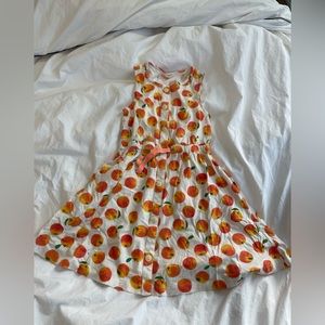 Crewcuts orange print dress